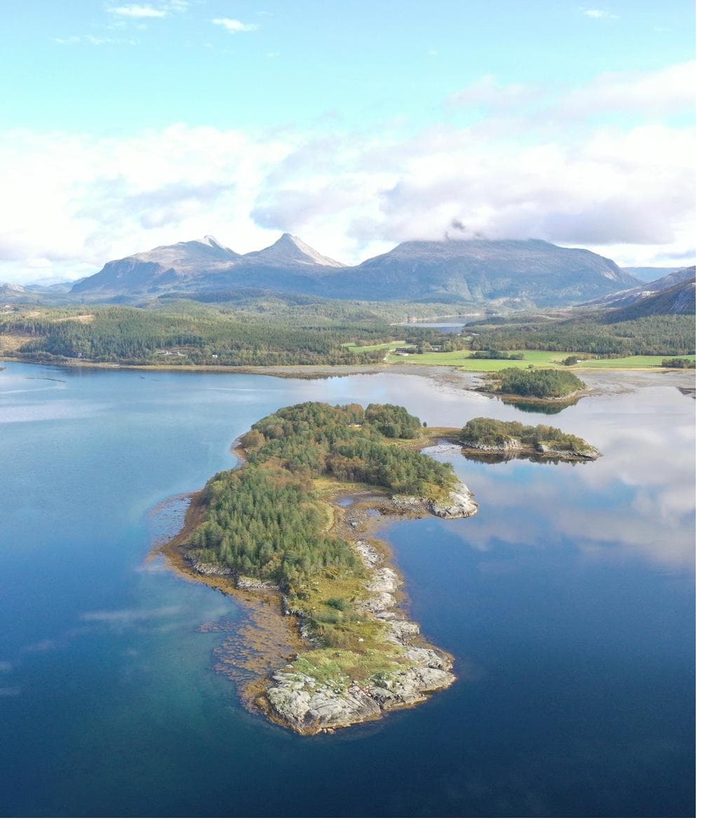 Aerial View of the Island