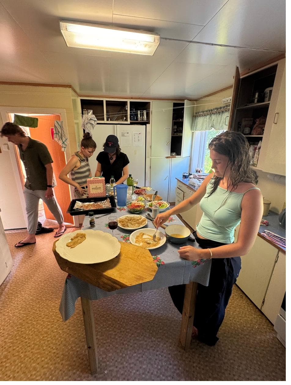 People cooking together in the kitchen